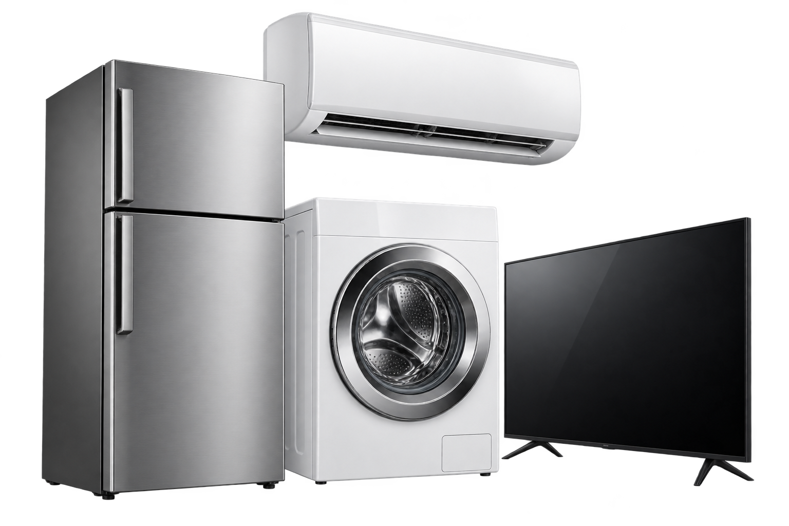 Air conditioner, refrigerator, washing machine and television